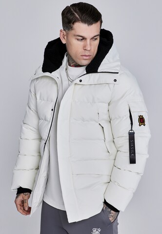Parka invernale di SikSilk in beige