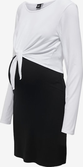 Only Maternity Robe en noir / blanc, Vue avec produit