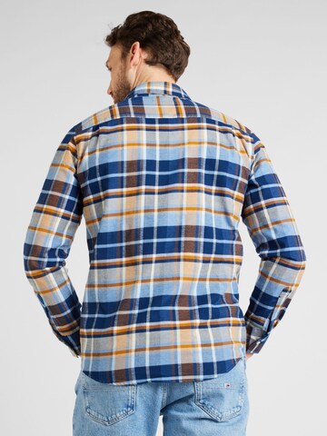 Coupe regular Chemise AÉROPOSTALE en bleu