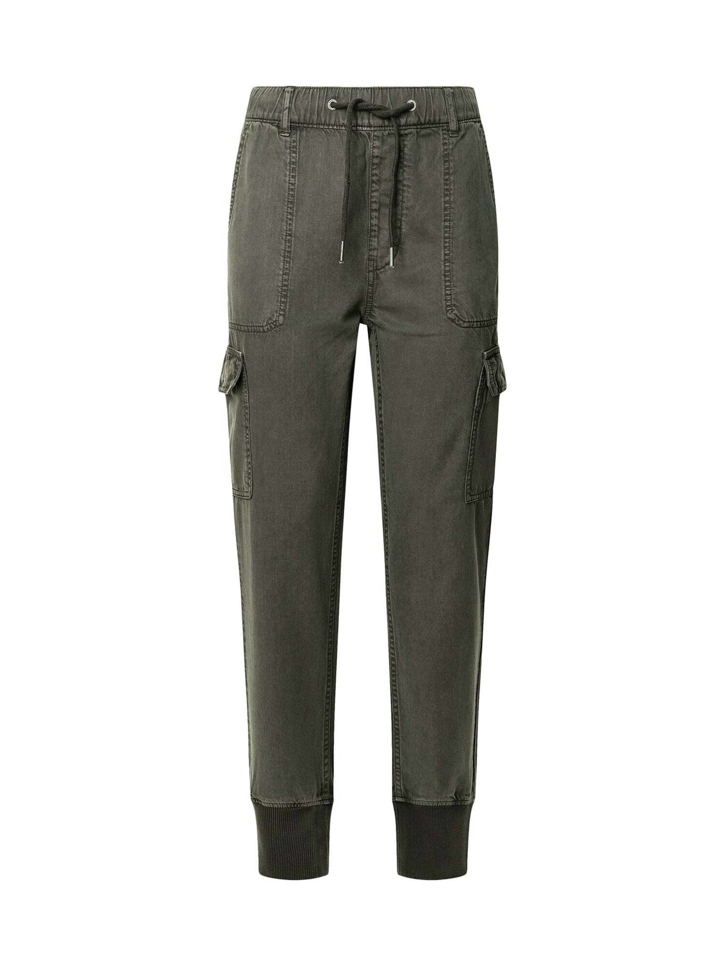Pantalon cargo 'New Crusade' Pepe Jeans en vert : devant