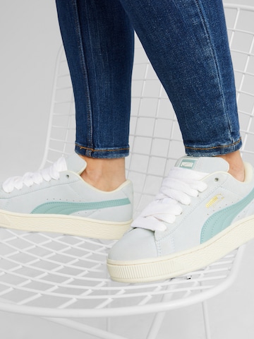 Baskets basses 'Suede XL' PUMA en bleu : devant