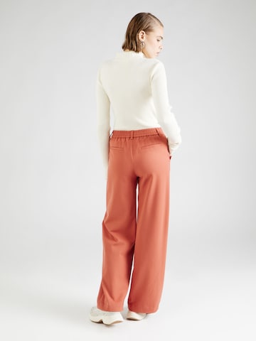 Wide leg Pantaloni 'Lisa' di OBJECT in rosso