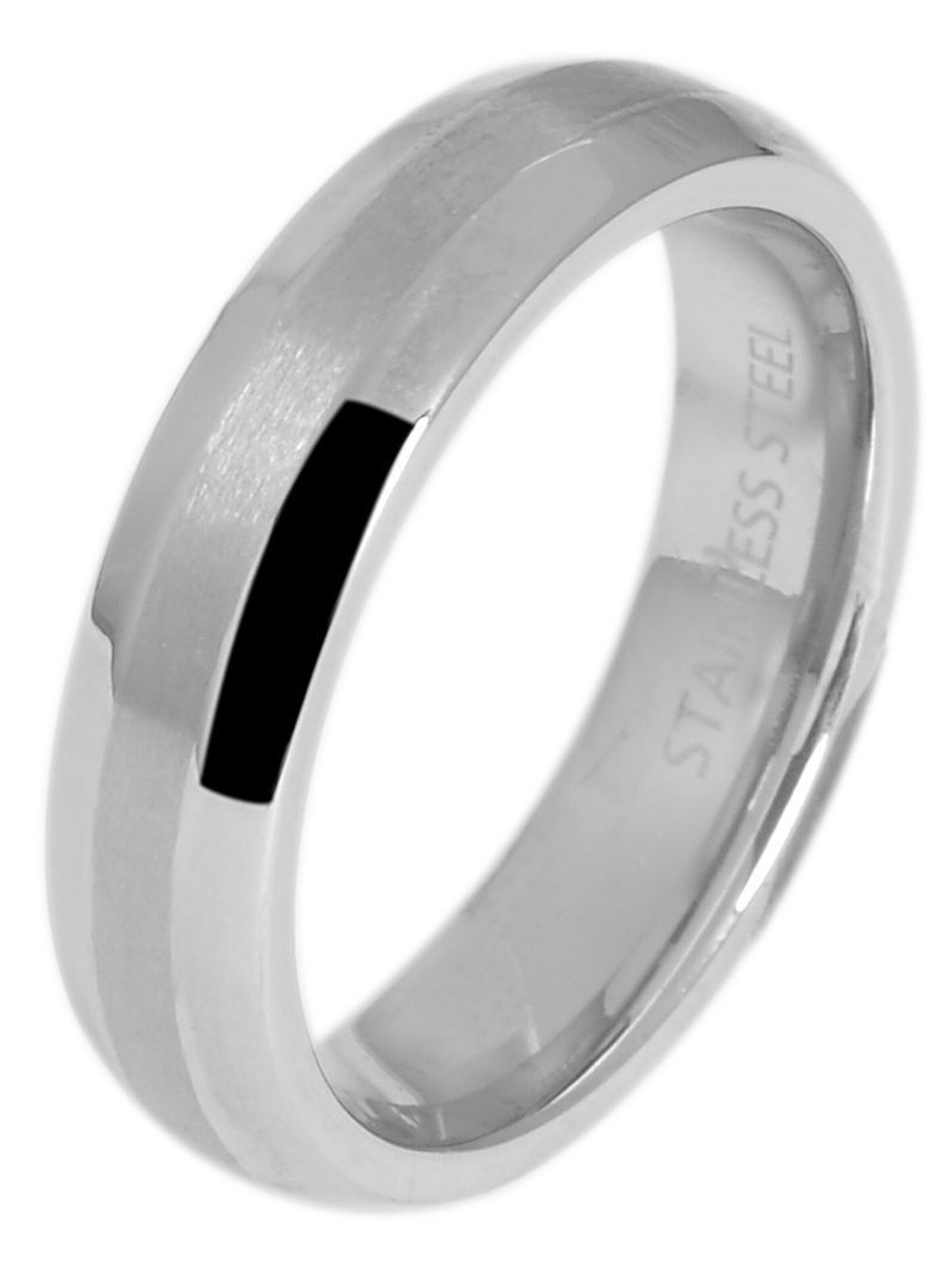 Akzent Ring 'Lovis, silberfarbig, langlebig' in Silver: front