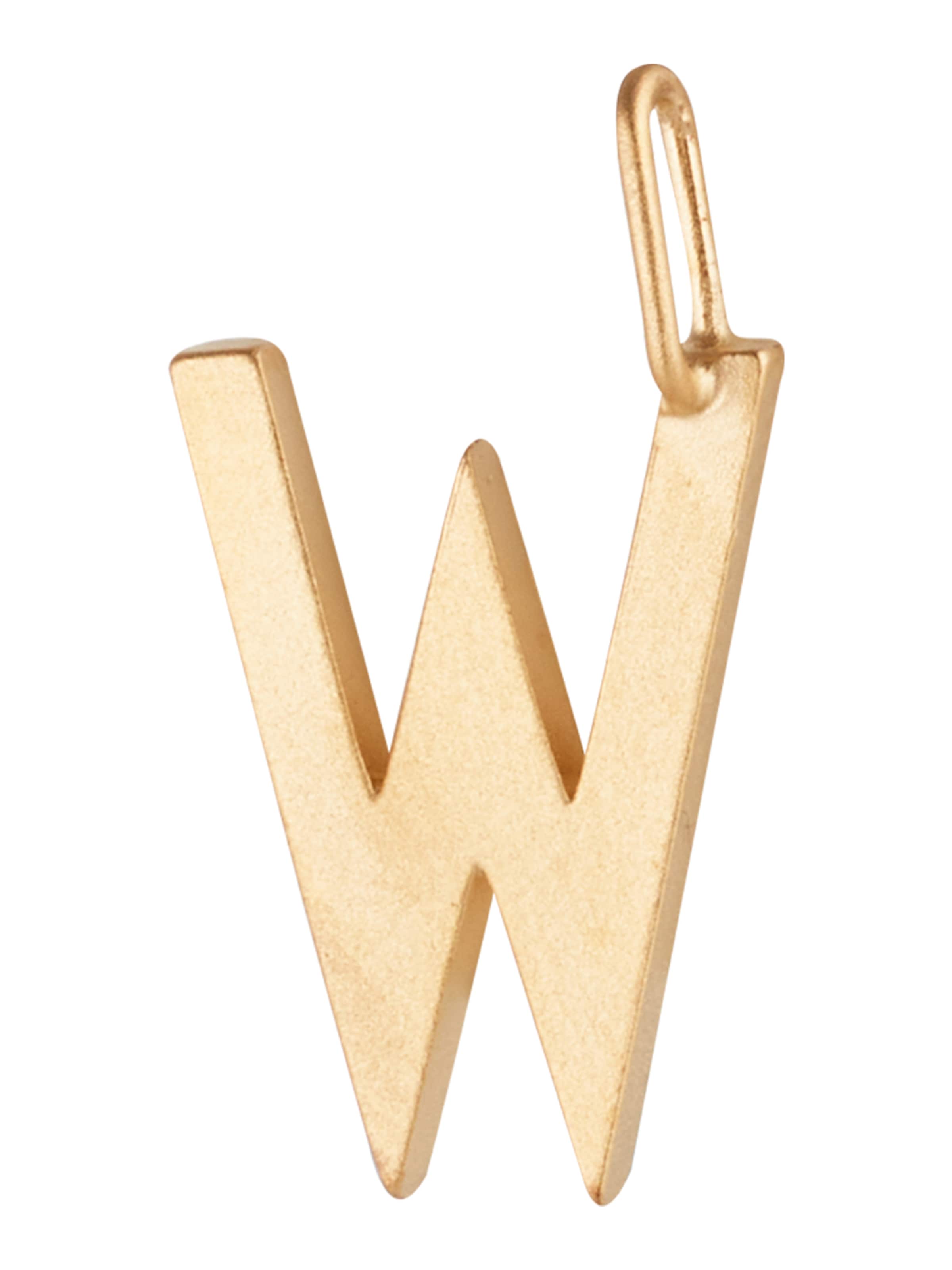 Design Letters Hangers in Goud: voorkant