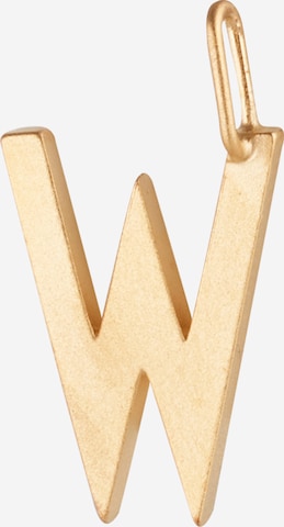 Design Letters Pendant in Gold: front