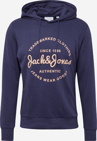 JACK & JONES Tréning póló 'FOREST' - kék: elől