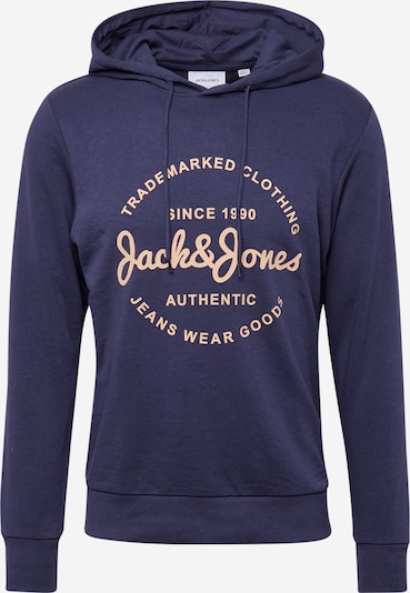 JACK & JONES Sweatshirt 'FOREST' i navy / abrikos, Produktvisning
