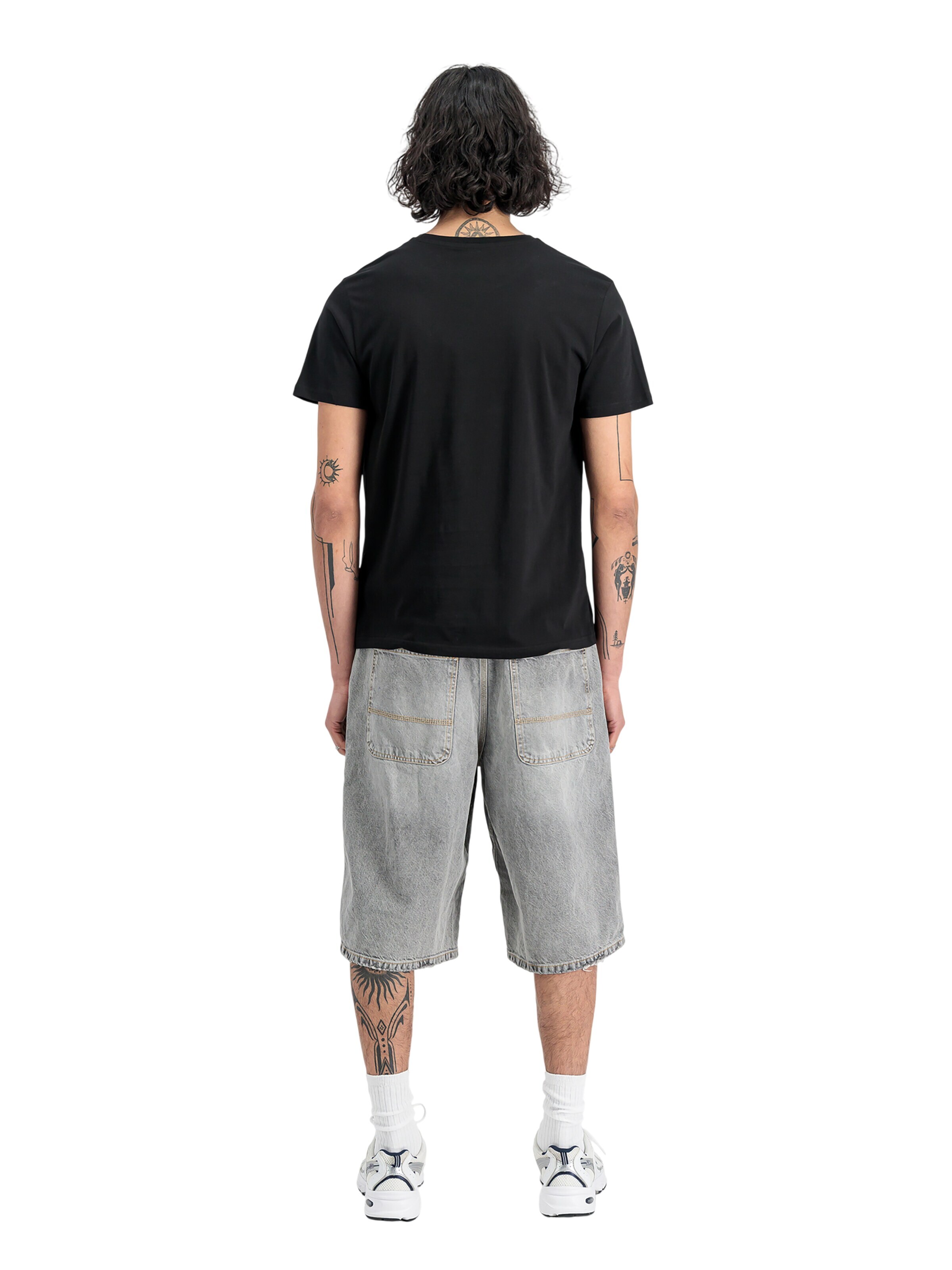 ALPHA INDUSTRIES Shirt 'Basic 2 Pack'‌‌‌‌ in Mischfarben