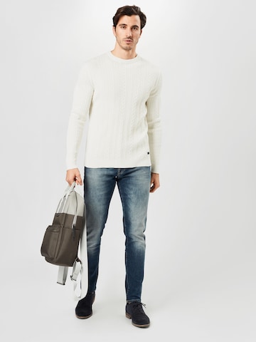 Pullover 'Rige' di Only & Sons in bianco