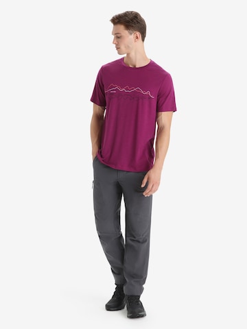 T-Shirt fonctionnel ICEBREAKER en violet