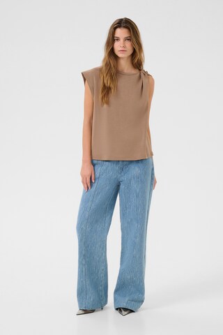 KAREN BY SIMONSEN Bluse 'Meko' in Beige