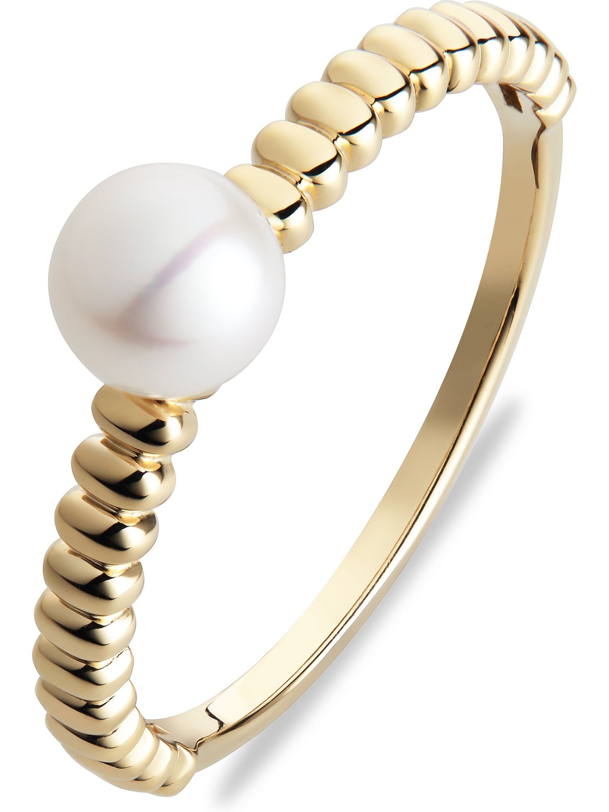 CHRIST Ring in Gelb: Vorderseite