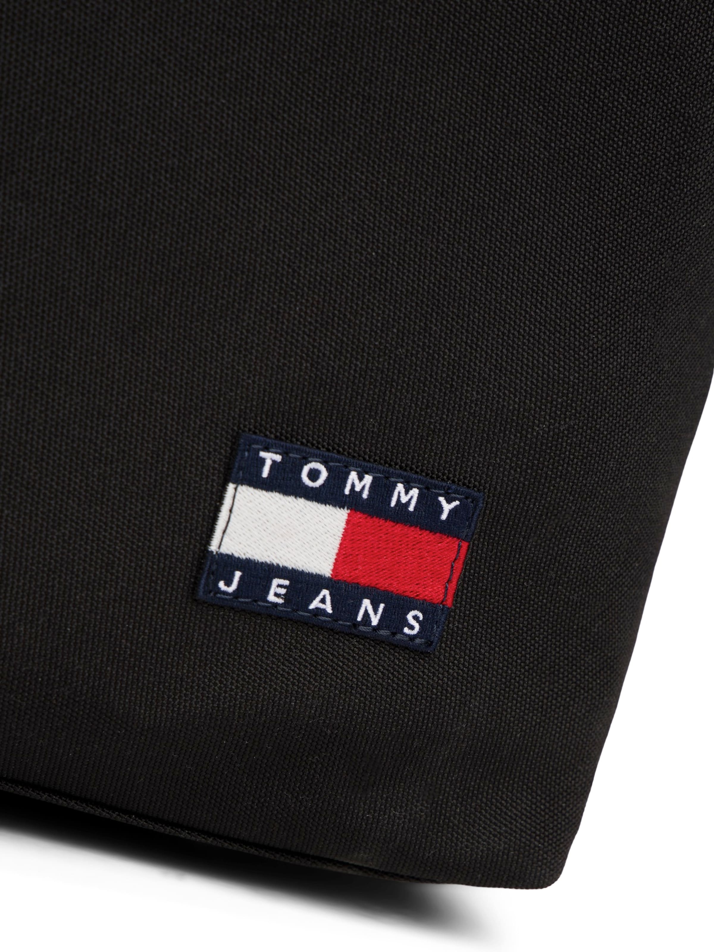 Tommy Jeans Shopper 'Ess' in Zwart