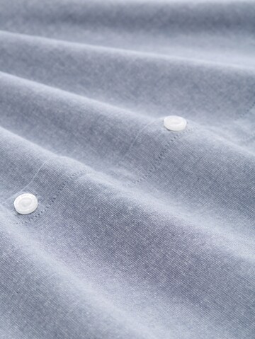 TOM TAILOR DENIM Regular fit Button Up Shirt in Blue