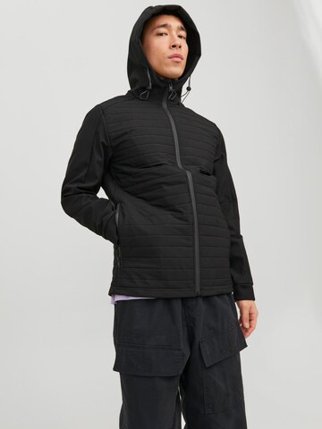 JACK & JONES Between-Season Jacket 'Toby' in Black: front