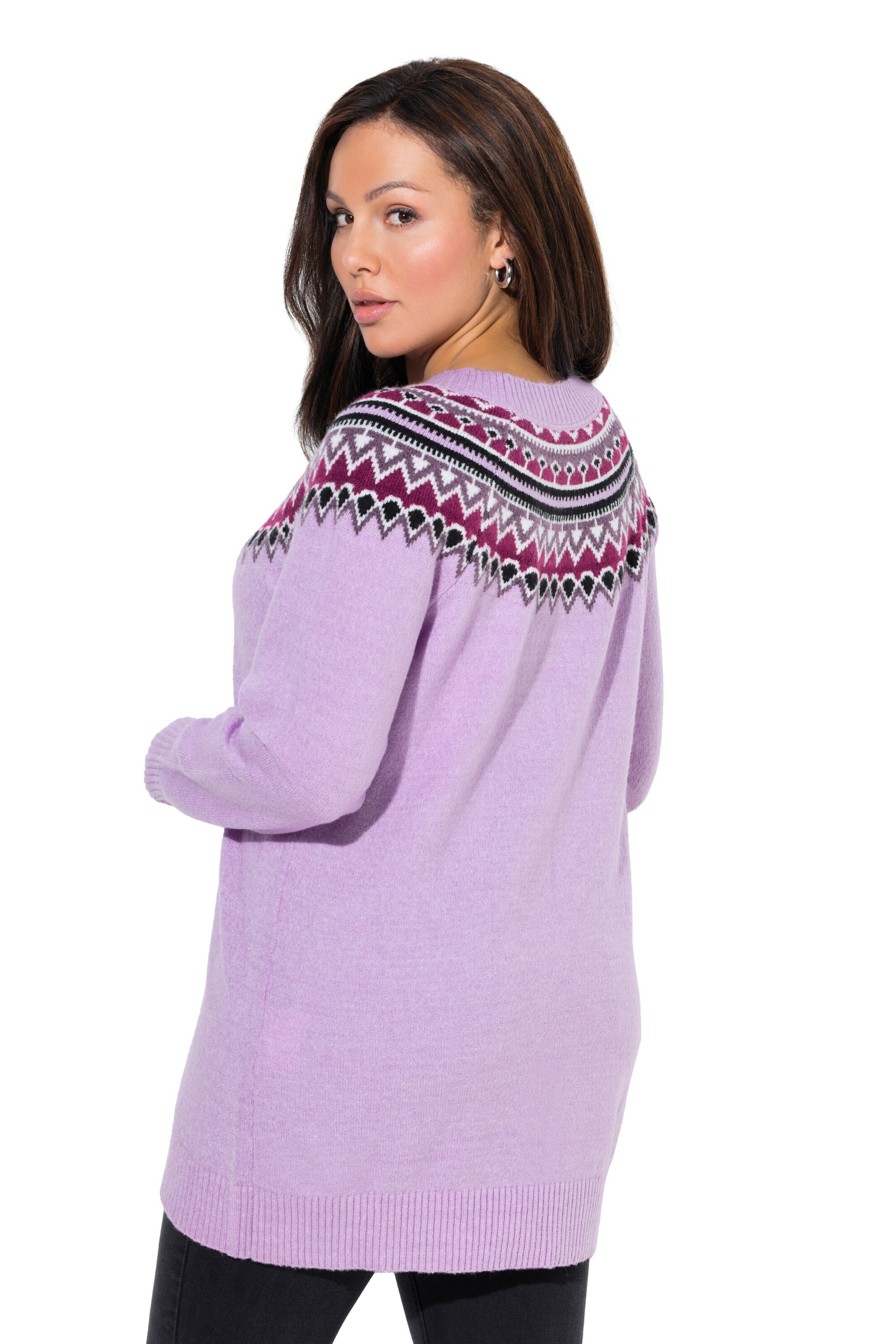 Ulla Popken Pullover in Lila