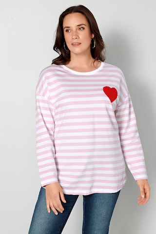 MIAMODA Sweatshirt in Pink: predná strana