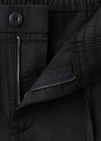 MANGO TEEN Regular Pants 'Armybl' in Black