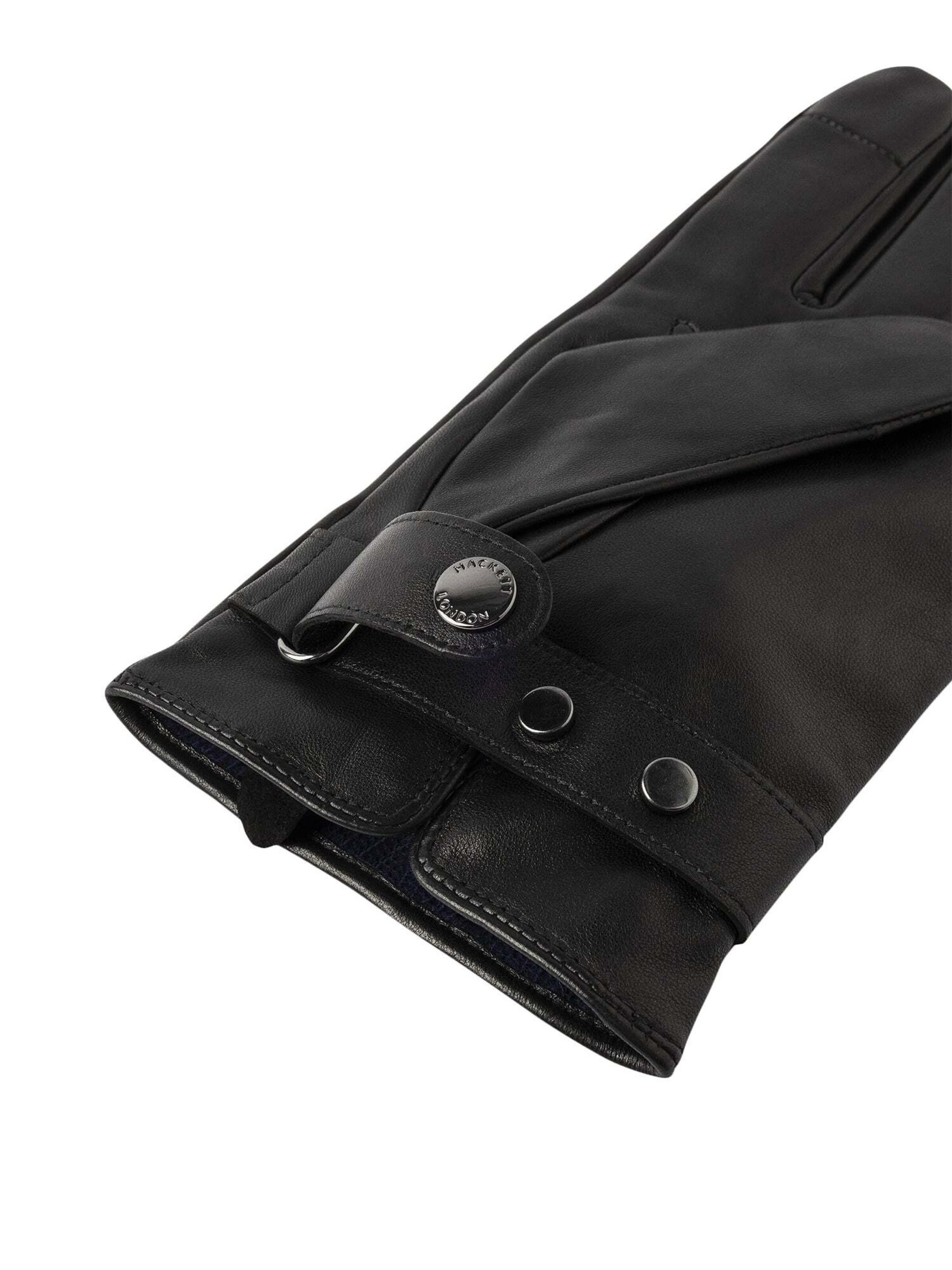 Hackett London Vingerhandschoenen in Zwart