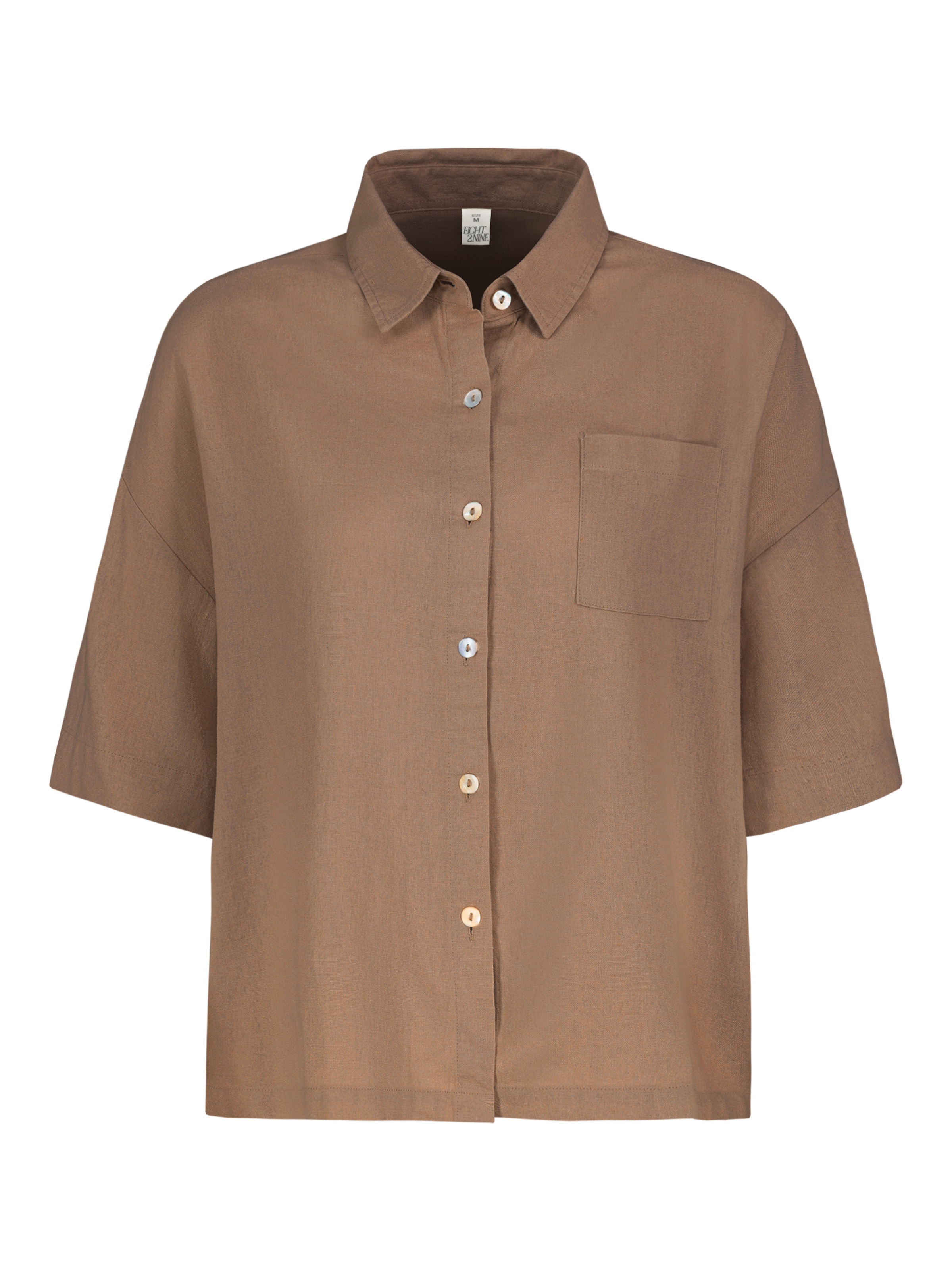 Eight2Nine Blouse in Brown: front