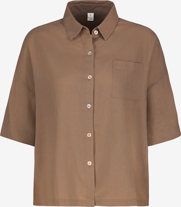 Eight2Nine Bluse in Braun: Vorderseite
