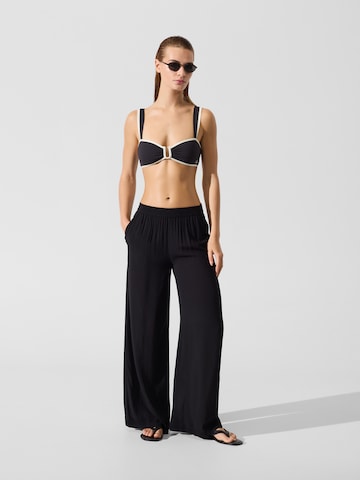 Karl Lagerfeld Широка кройка Панталон в черно