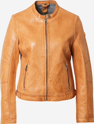 Gipsy Between-season jacket 'Mimmy' in Brown: front