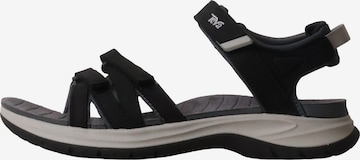 Sandalo di TEVA in nero: frontale