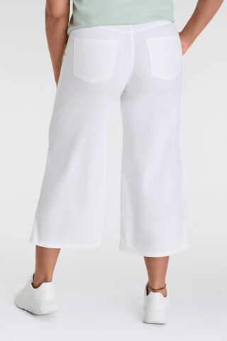 MAC Wide Leg Jeans in Weiß