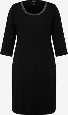 Robe Ulla Popken en noir : devant