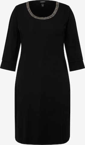 Robe Ulla Popken en noir : devant