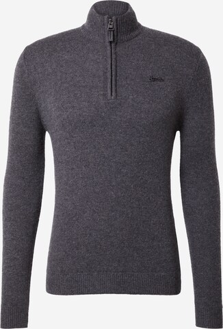 Pullover 'Essential' di Superdry in grigio: frontale