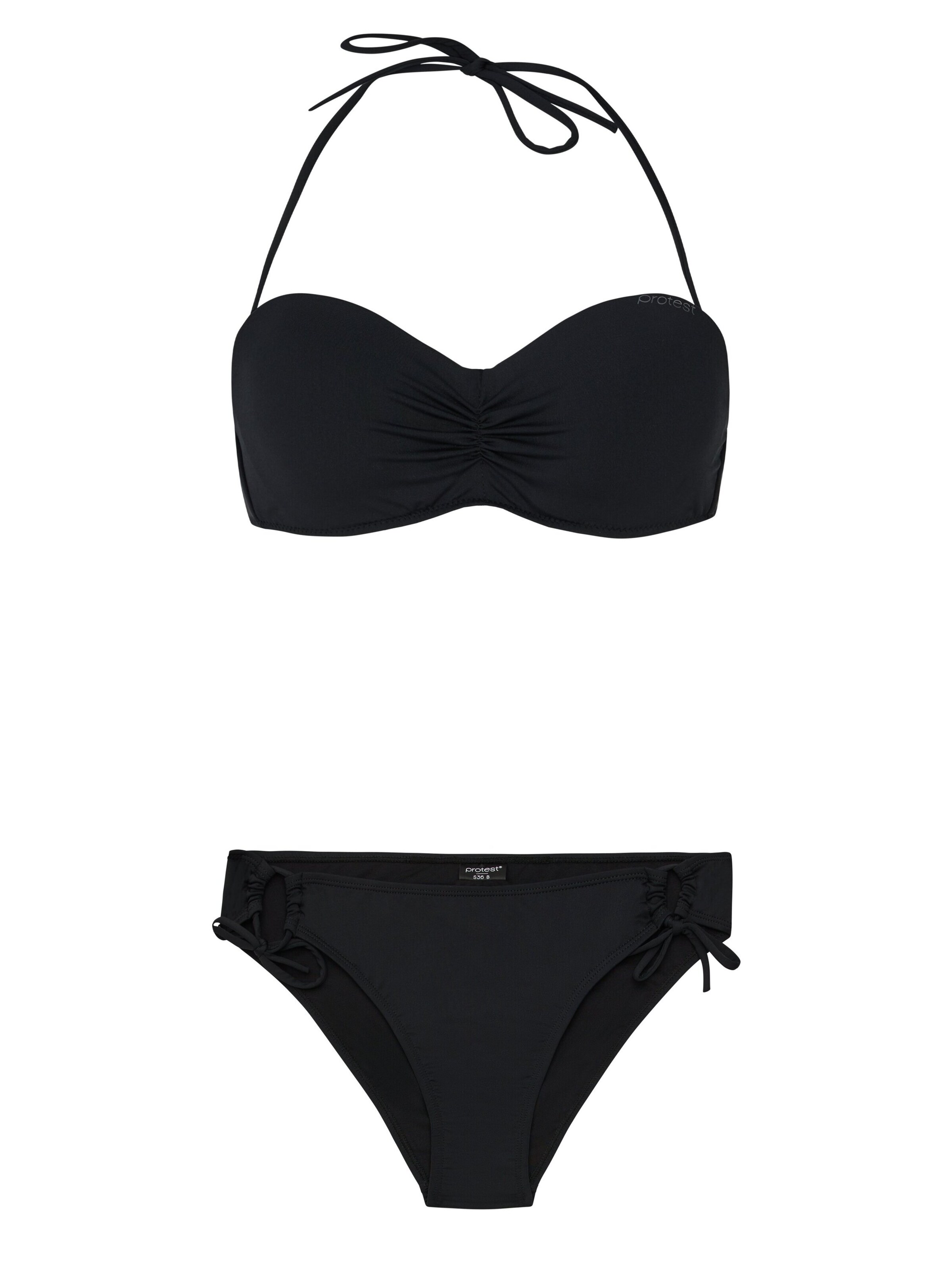 PROTEST Bikini 'PRTGemini'‌‌‌ in Schwarz: Vorderseite