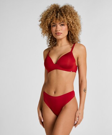 Hunkemöller T-shirt Bra 'Mona' in Red