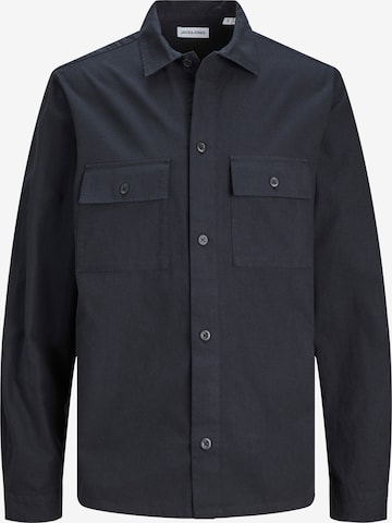 Chemise 'JJEvenice' JACK & JONES en noir : devant