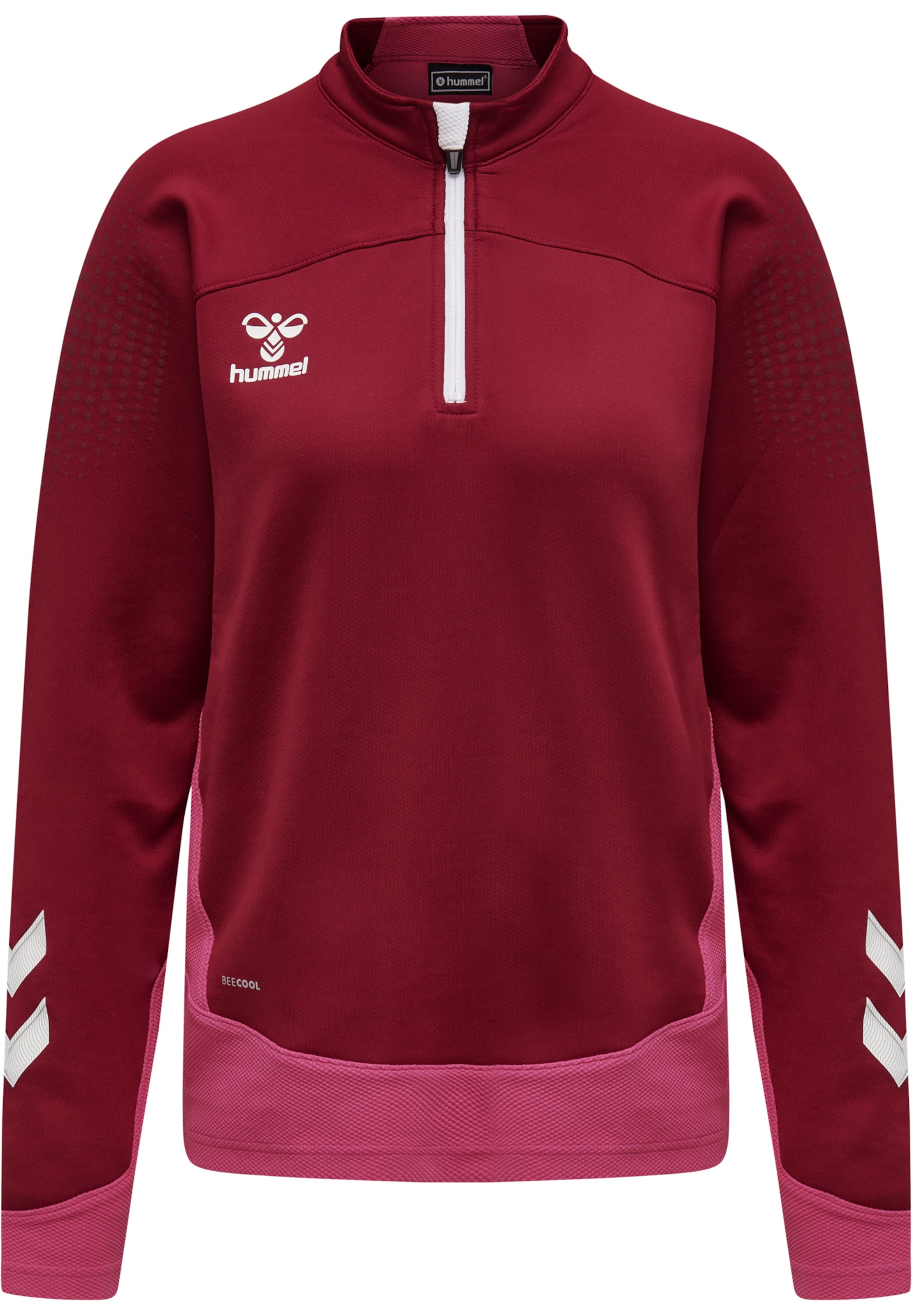 Hummel Trainingsjack 'Lead' in Rood: voorkant