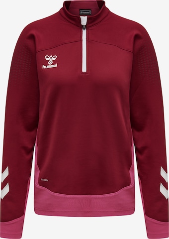 Hummel Trainingsjack in Rood: voorkant