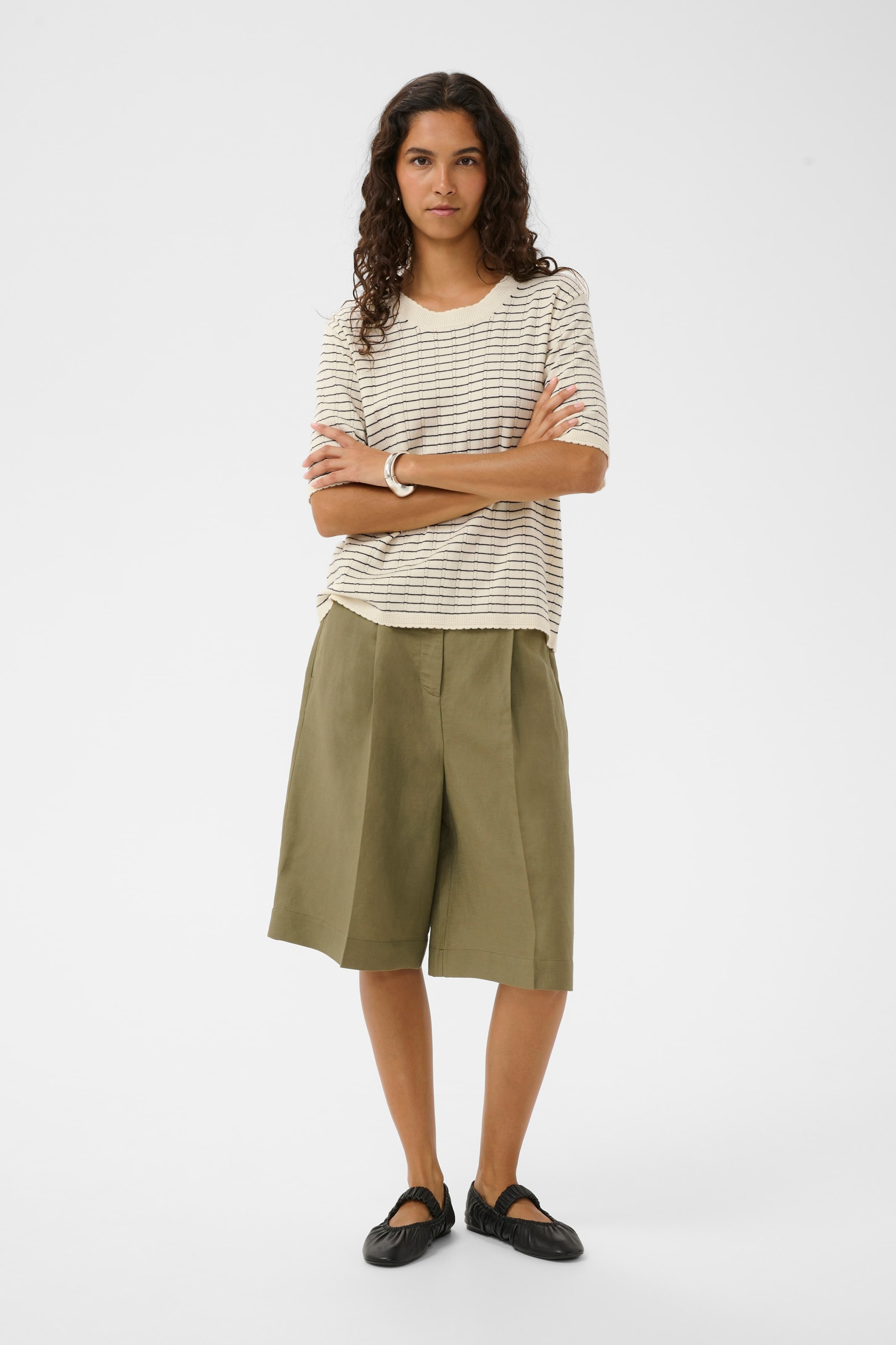 Pull-over 'Spina' SOAKED IN LUXURY en beige