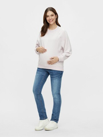 MAMALICIOUS Slimfit Jeans in Blauw