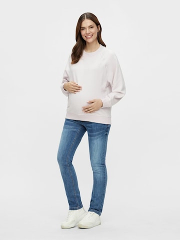 MAMALICIOUS Slimfit Jeans in Blau