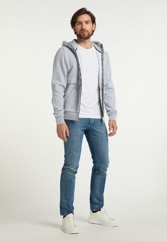 DreiMaster Maritim Sweatjacke in Grau