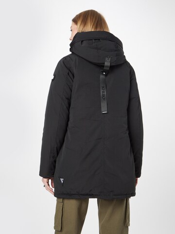 khujo Winter Jacket 'Kanda 2' in Black