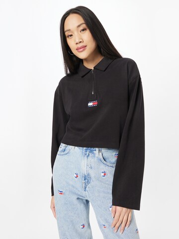 T-shirt Tommy Jeans en noir : devant