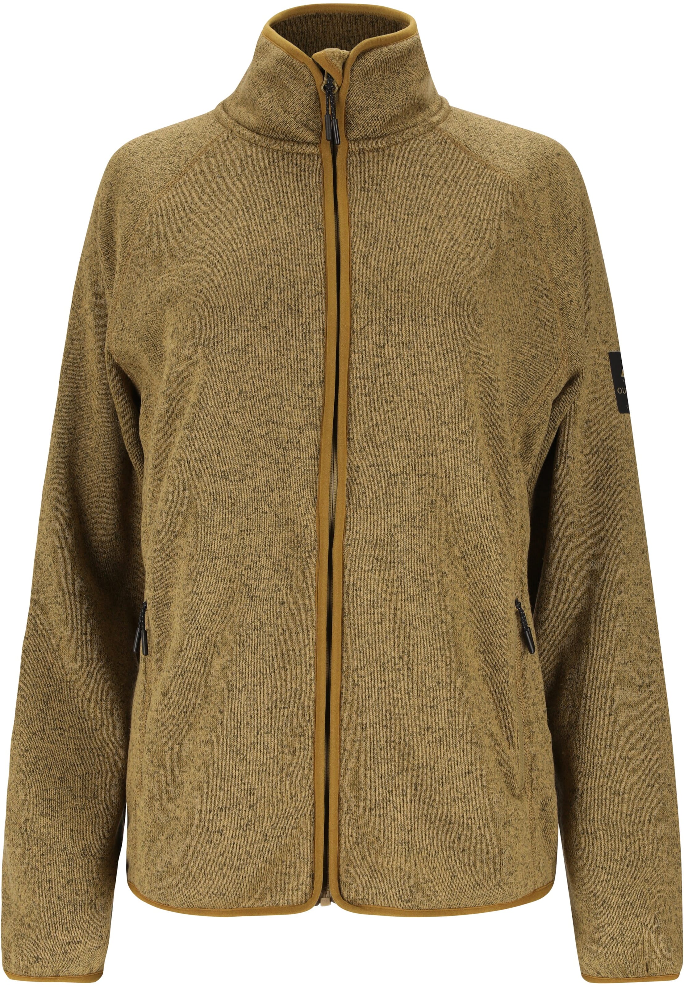 Whistler Fleece jacket 'Wolven' in Green: front