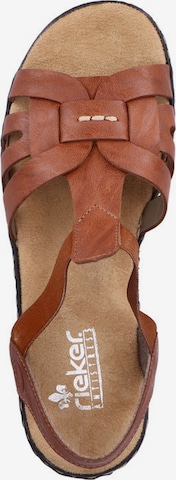 Sandalo di Rieker in marrone