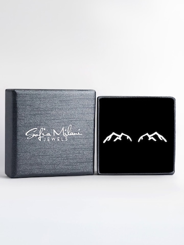 Sofia Milani Earrings 'Mountain' in Silver