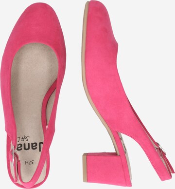 JANA - Zapatos destalonado en rosa