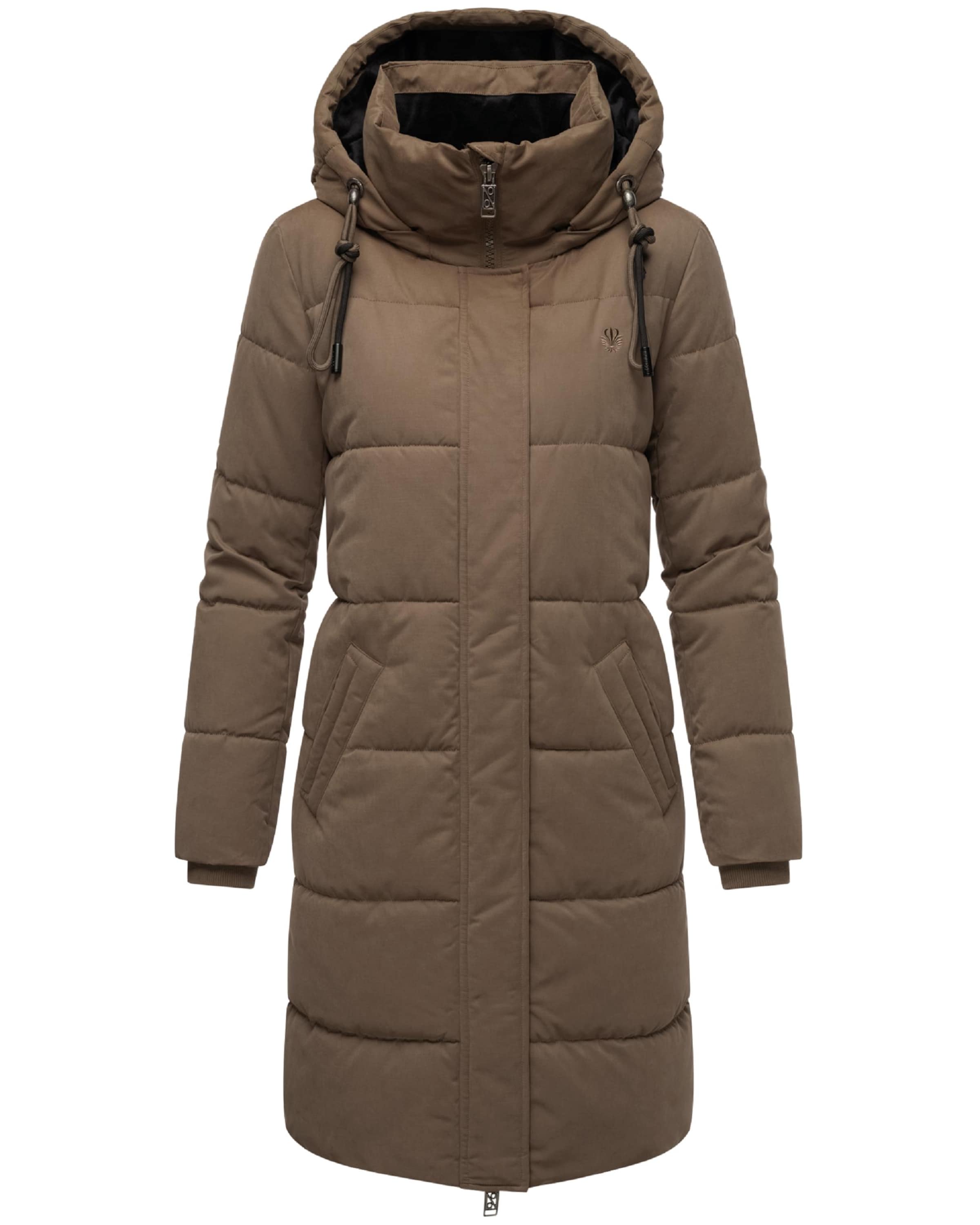 NAVAHOO Winter coat in Brown: front