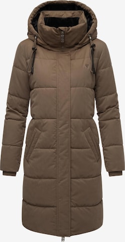 Manteau d’hiver NAVAHOO en marron : devant