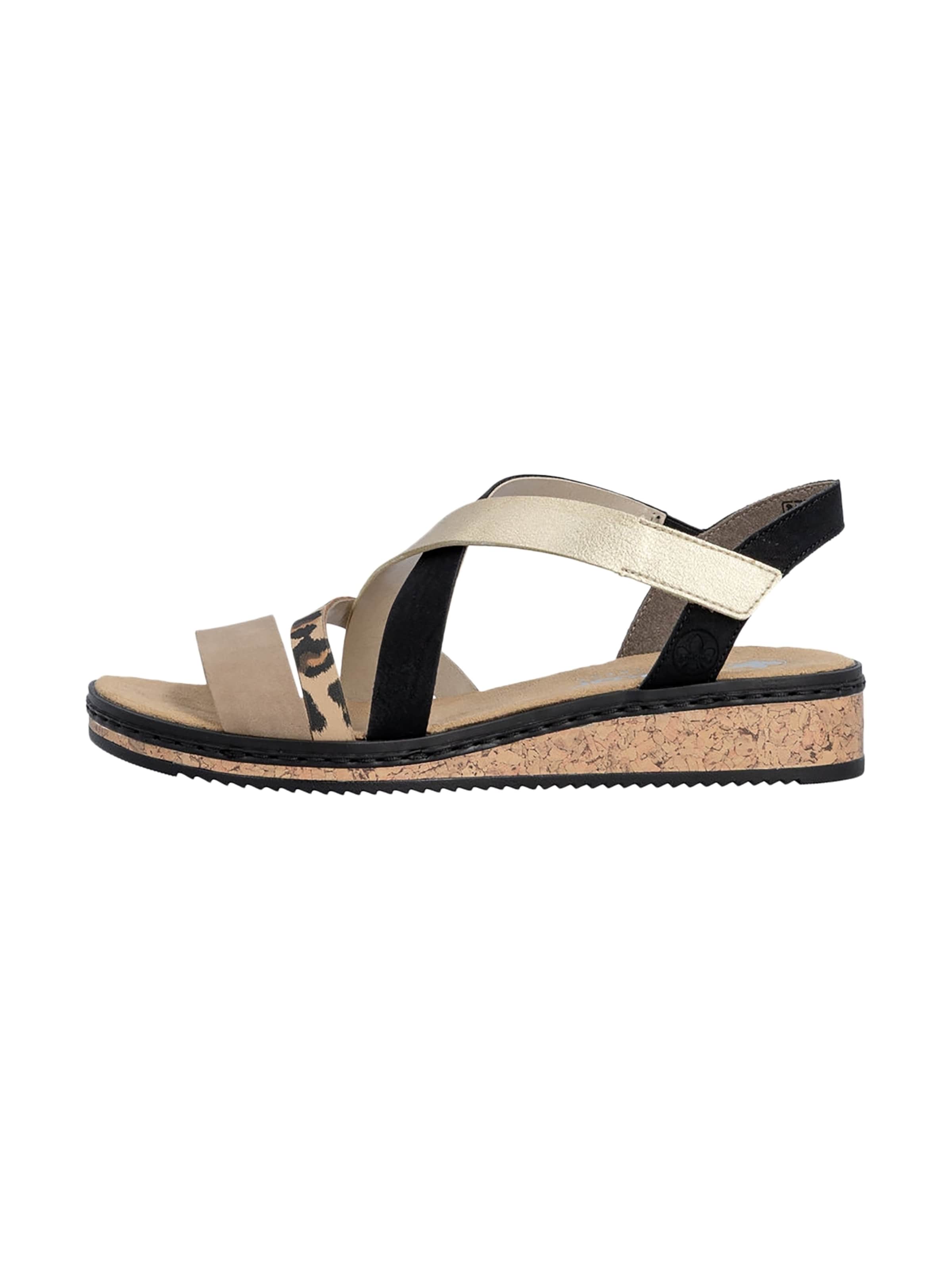 Sandalo di Rieker in nero
